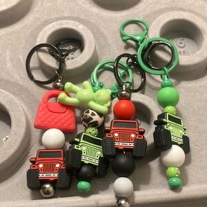 Truck Beaded Keychains
